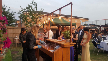 Serving From One Of Our Gin Bars